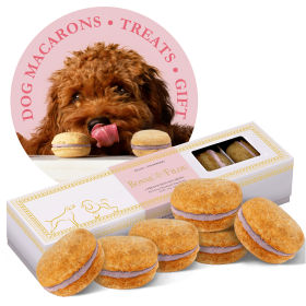 Dog Macarons - Count of 6 (Dog Treats | Dog Gifts)